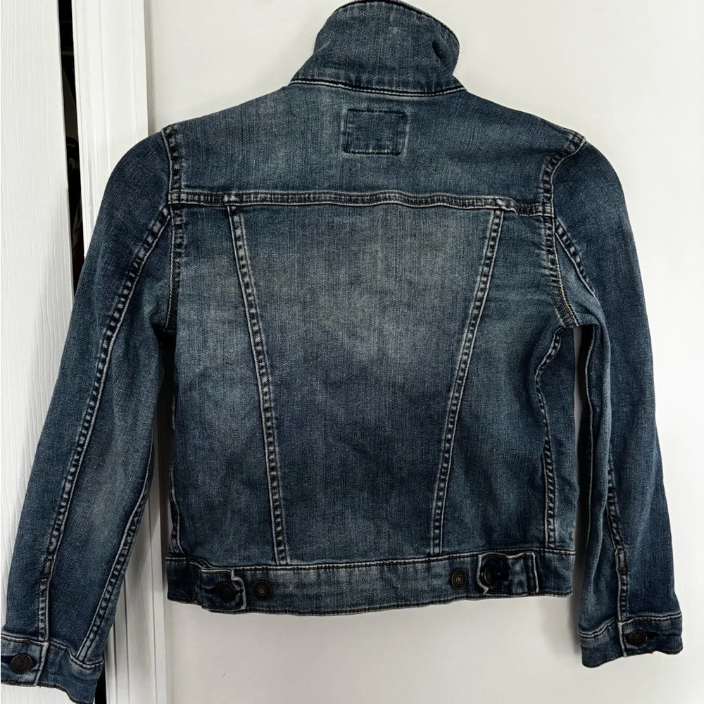 Ralph Lauren Kids Indigo Denim Jacket with Stand Collar
